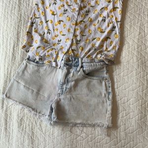 Wild Fable Light Blue Mom Jean Shorts